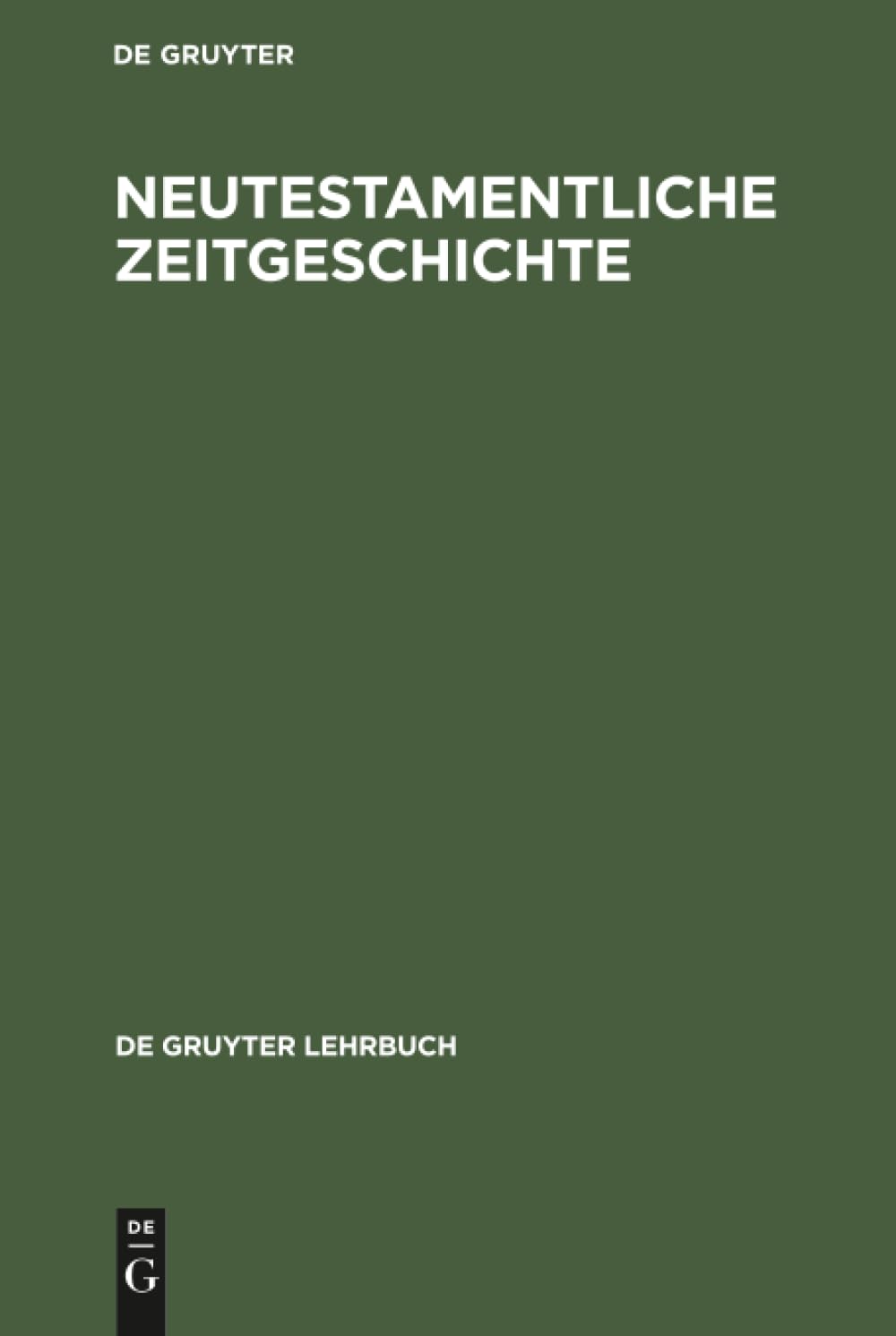 Product Image: Neutestamentliche Zeitgeschichte