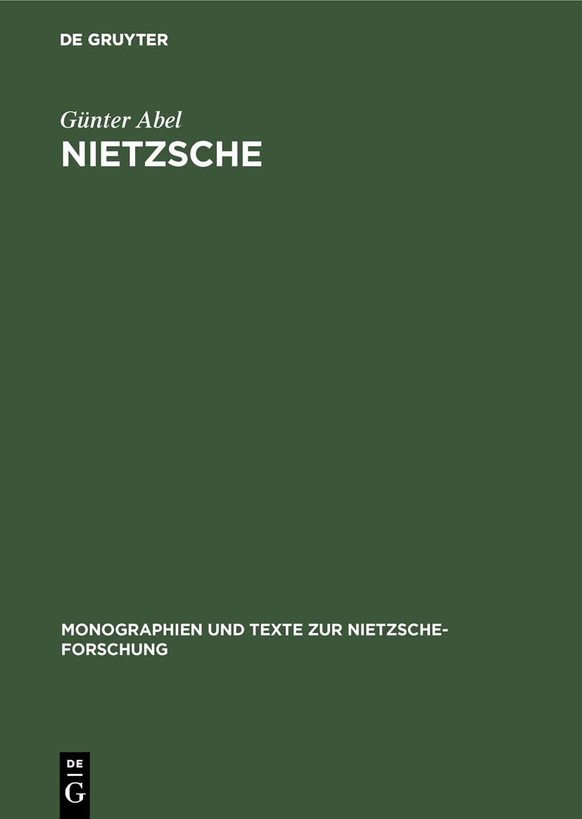 Nietzsche. Die Dynamik des Willen zur Macht und die ewige Wiederkehr Philosophy