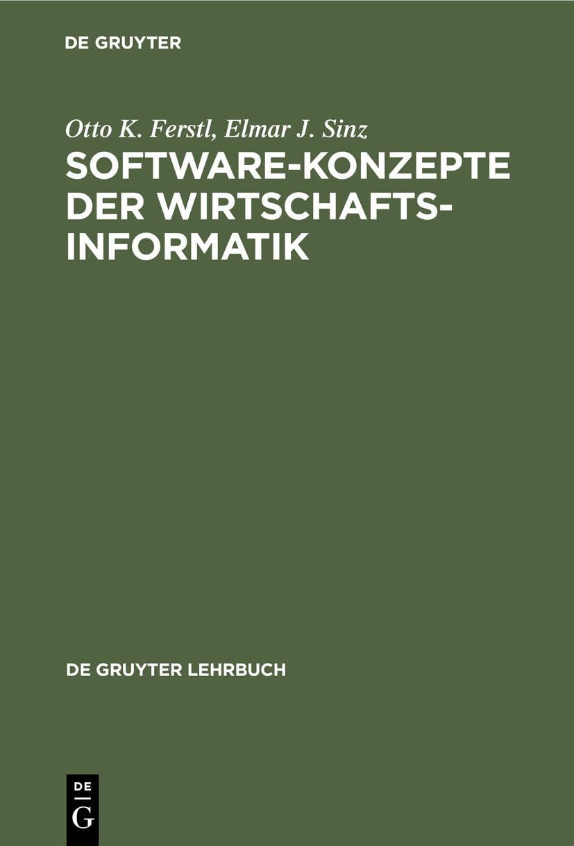 Software-Konzepte der Wirtschaftsinformatik Law