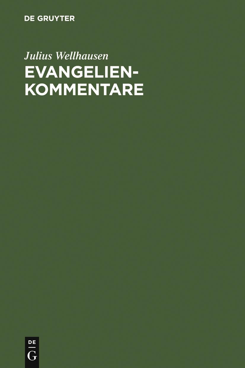 Evangelienkommentare: Einleitung in die ersten drei Evangelien; Das Evangelium Matthaei; Das Evangelium Marci; Das Evangelium Lucae; Das Evangelium Johannis. Vorwort: Hengel, Martin Religion & Esotericism