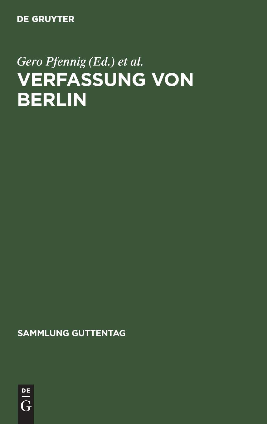 Product Image: Verfassung von Berlin