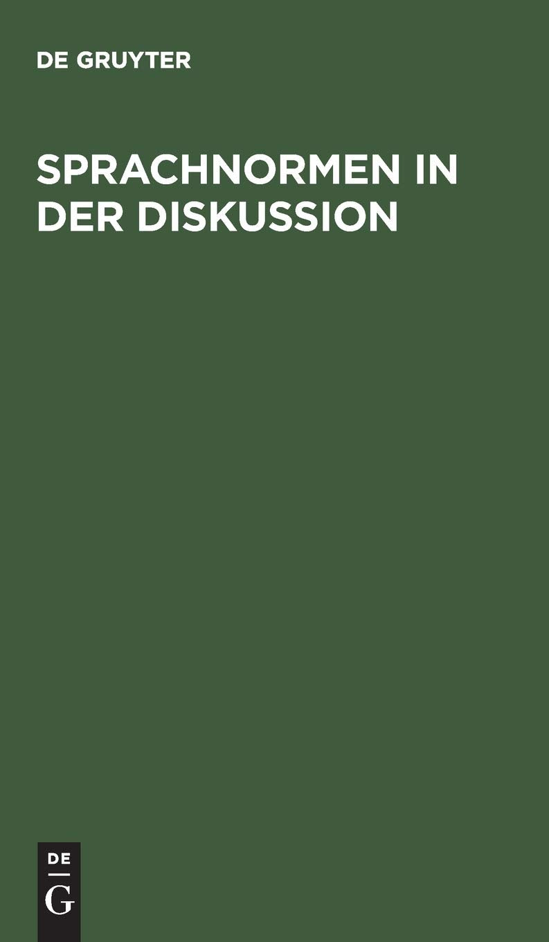 Product Image: Sprachnormen in der Diskussion