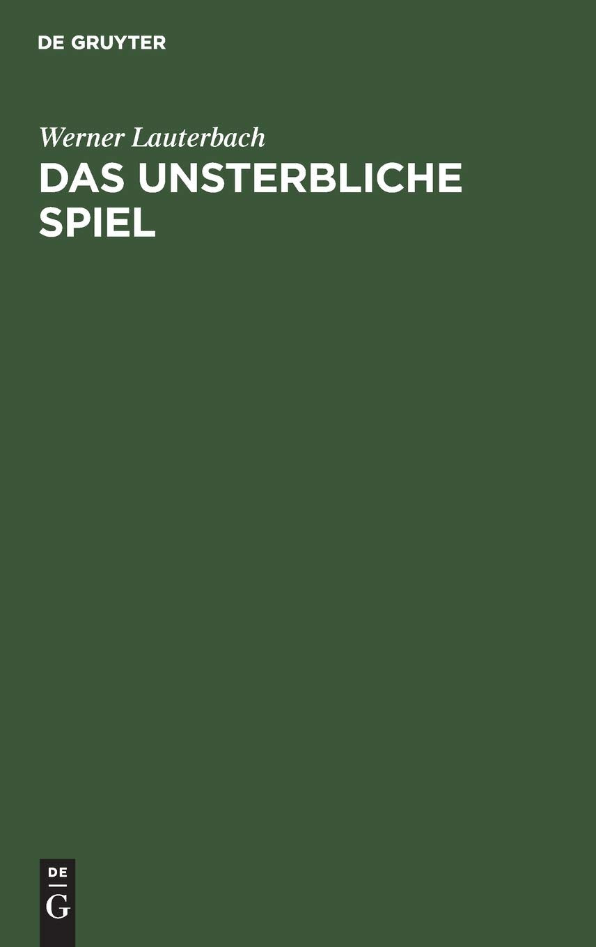 Product Image: Das unsterbliche Spiel