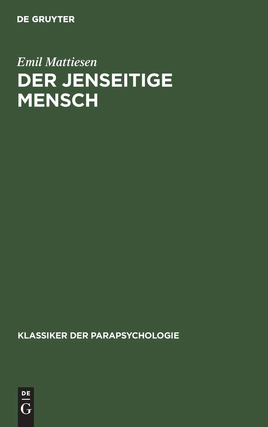 Product Image: Der Jenseitige Mensch