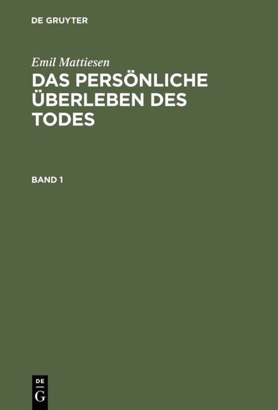 Das persönliche Überleben des Todes Law