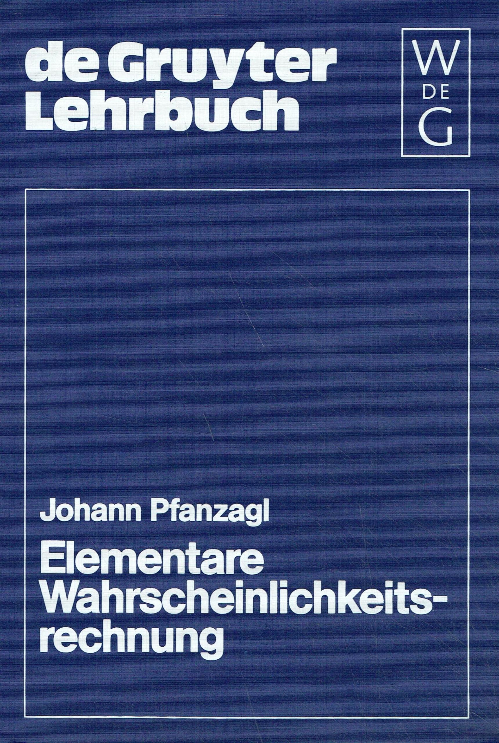 Elementare Wahrscheinlichkeitsrechnung Mathematics