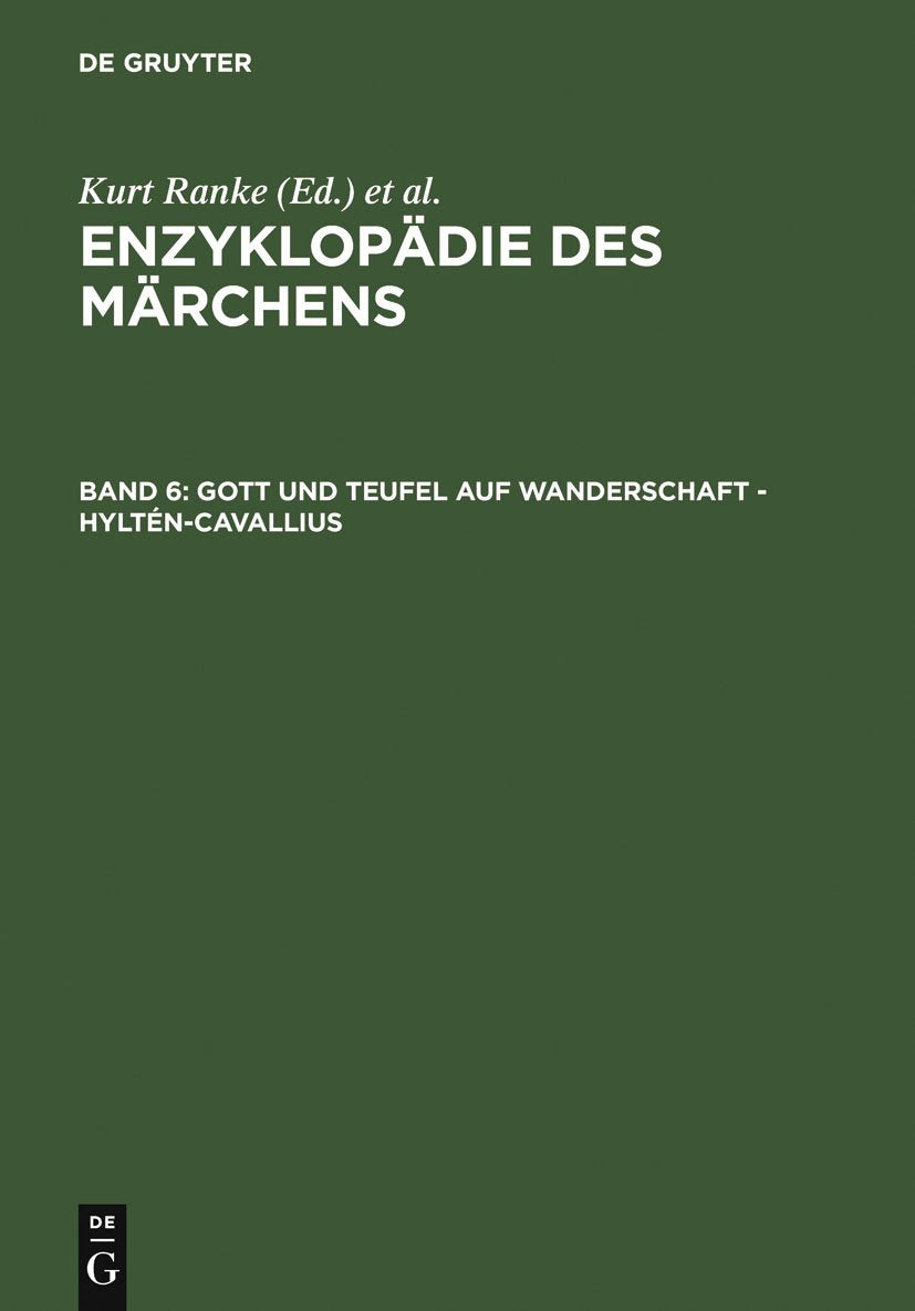 Gott Und Teufel Auf Wanderschaft - Hyltén-cavallius book