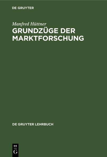 Grundzüge der Marktforschung Business, Finance & Career