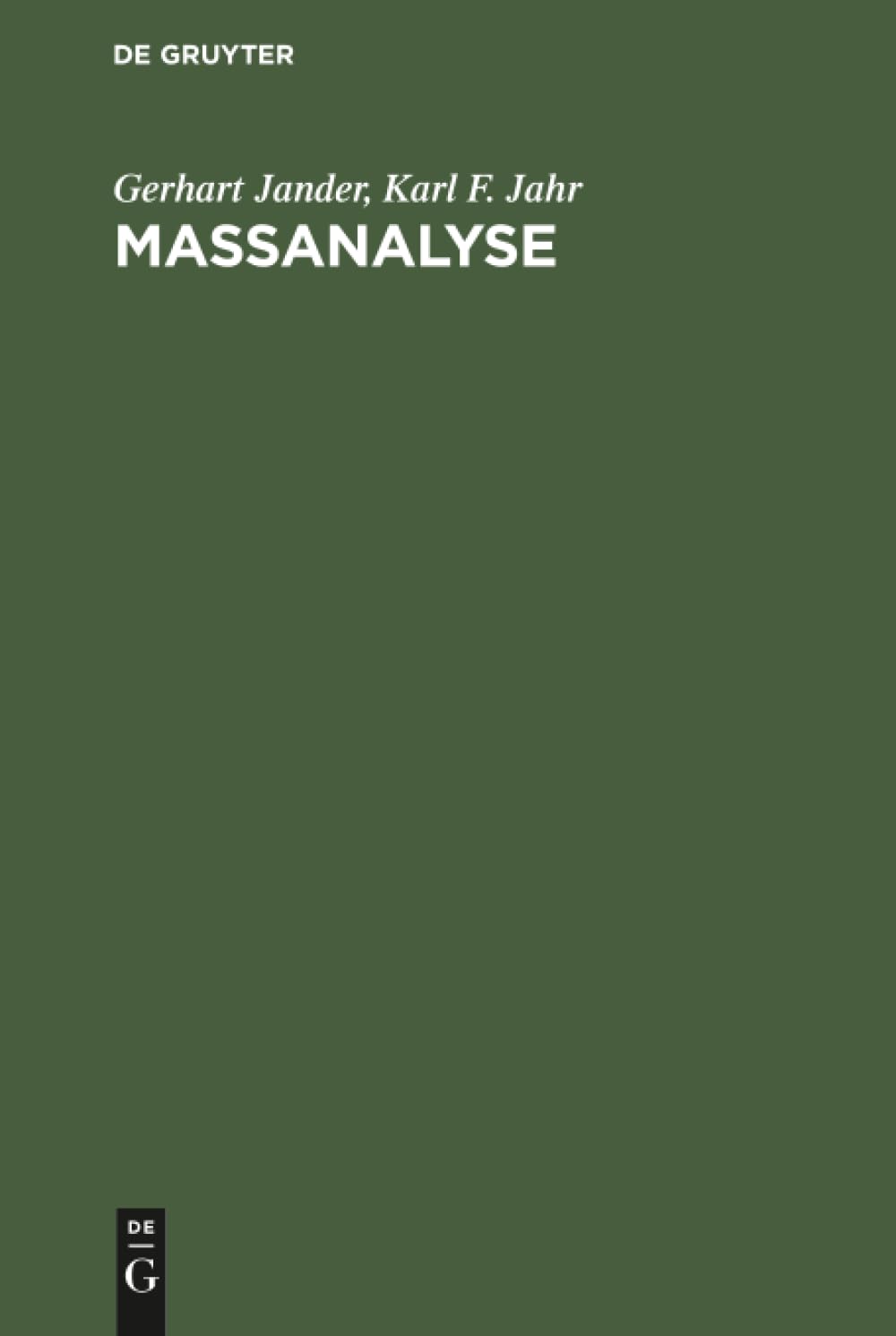 Maßanalyse Reference Books