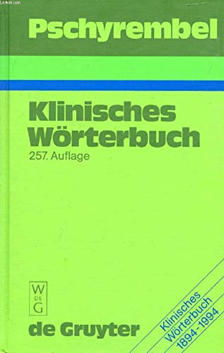 Pschyrembel Klinisches Wörterbuch / Pschyrembel Klinisches Wörterbuch Medicine