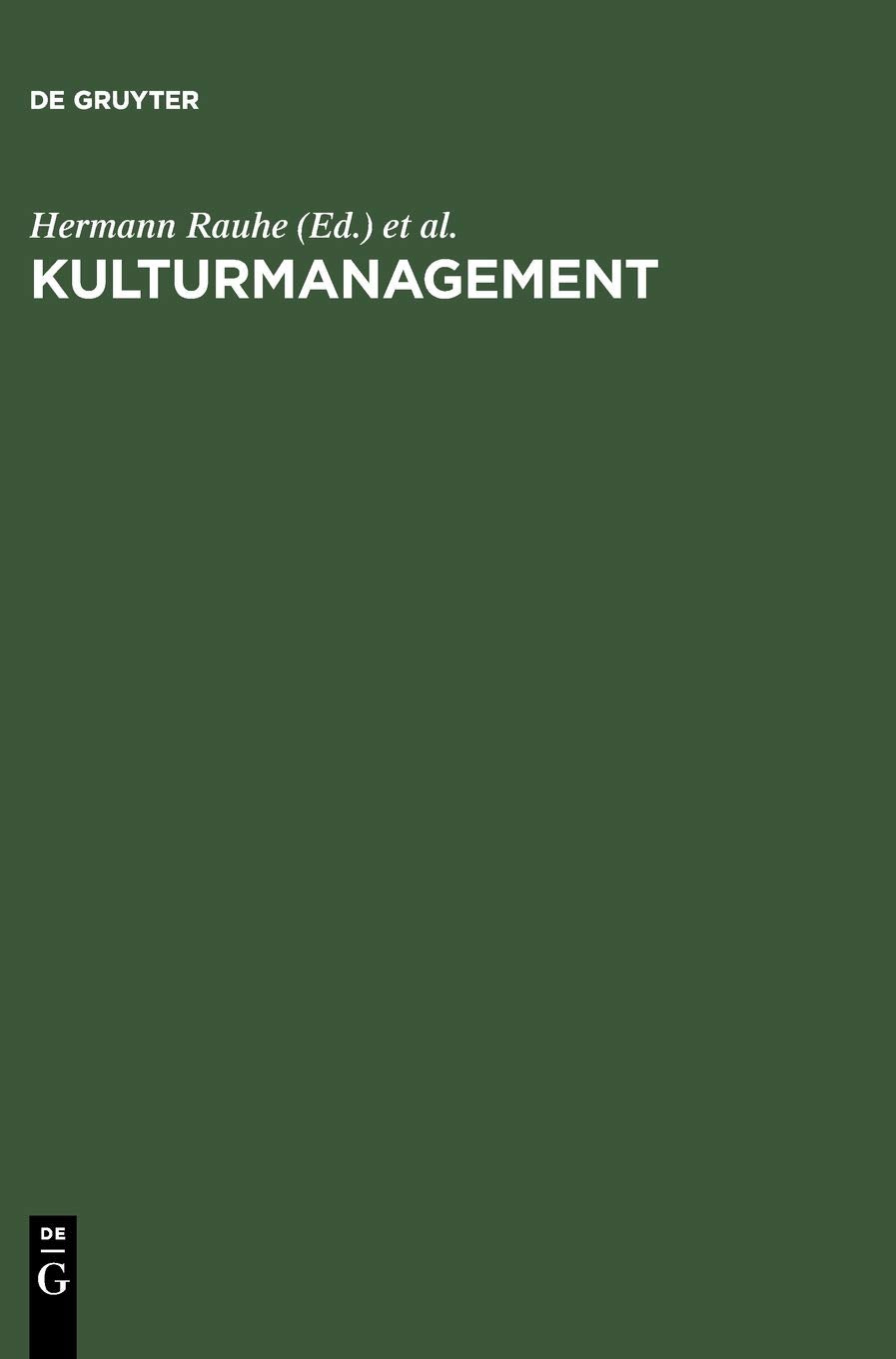 Kulturmanagement Law Books