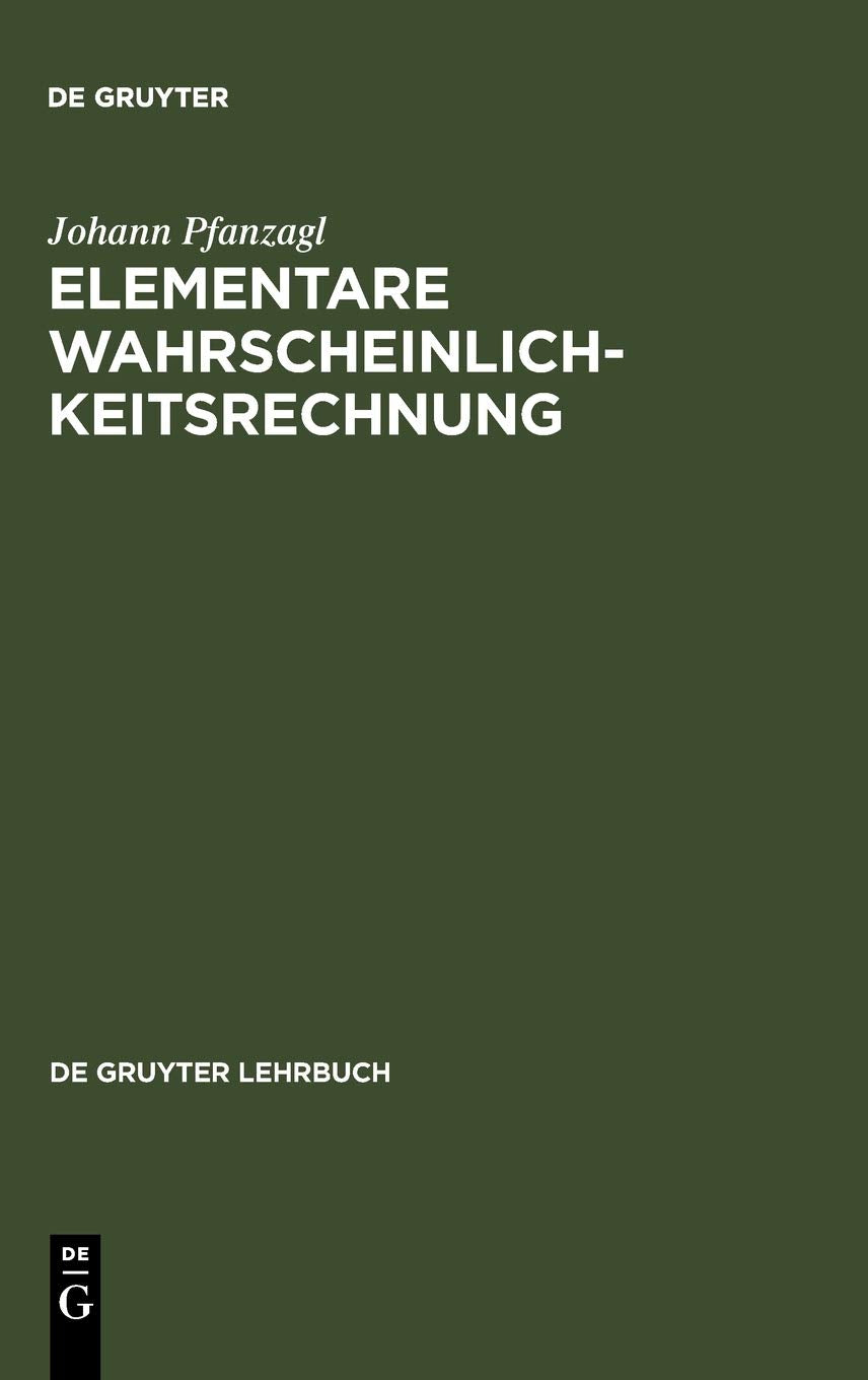 Elementare Wahrscheinlichkeitsrechnung Mathematics