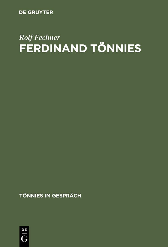 Ferdinand Tönnies. Werkverzeichnis (Tönnies im Gespräch, Band 2) Law