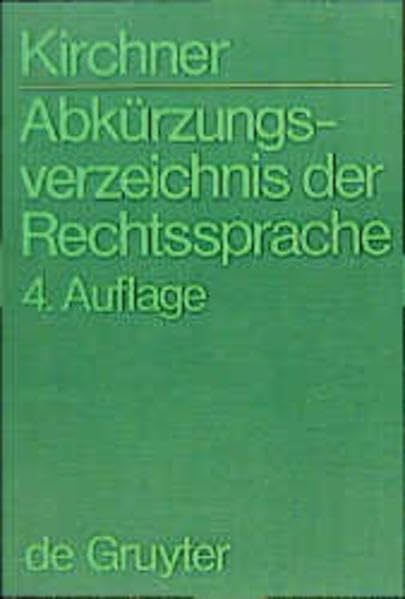 Abkürzungsverzeichnis der Rechtssprache Law