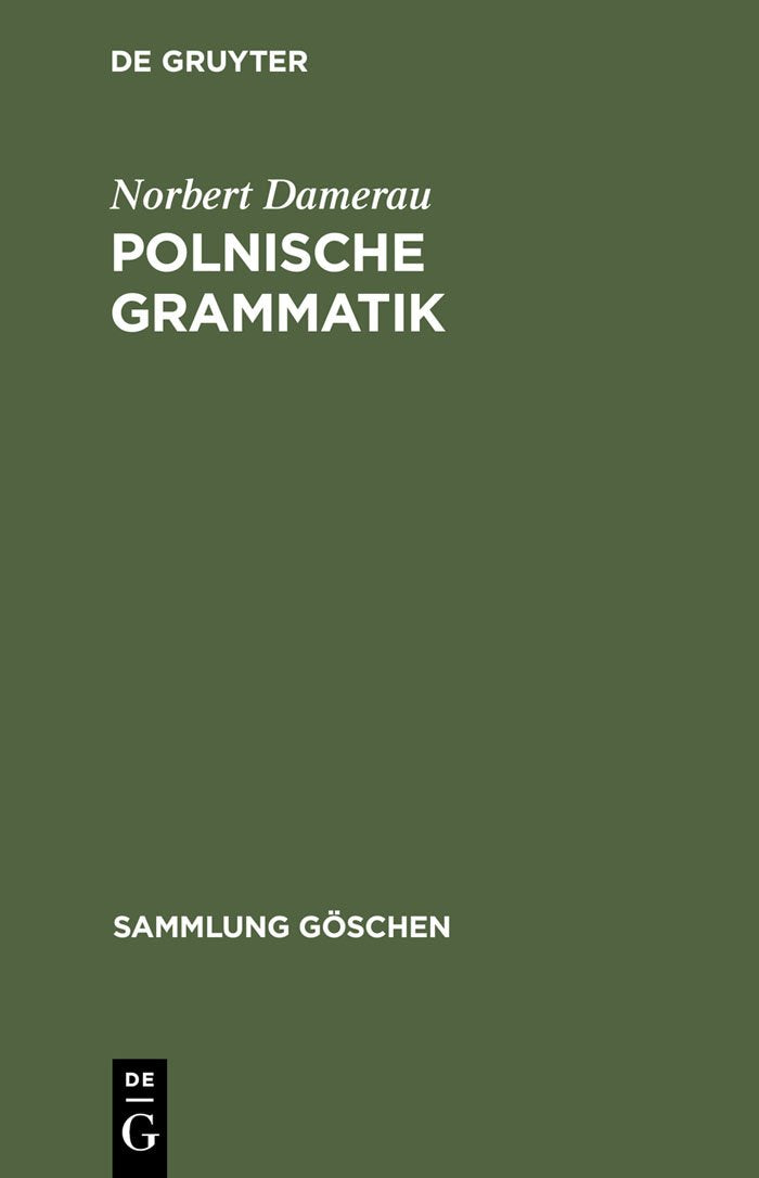 Product Image: Polnische Grammatik
