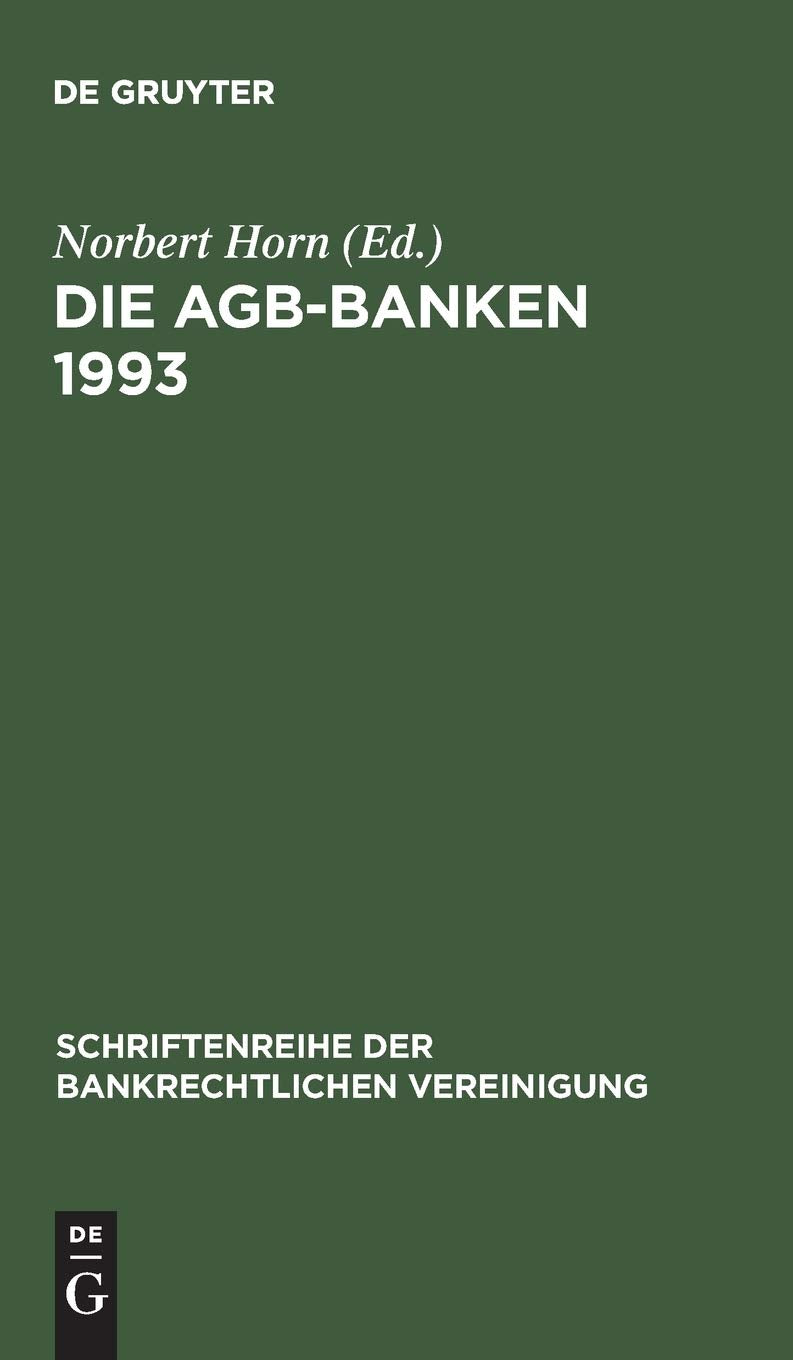 Product Image: Die AGB-Banken 1993