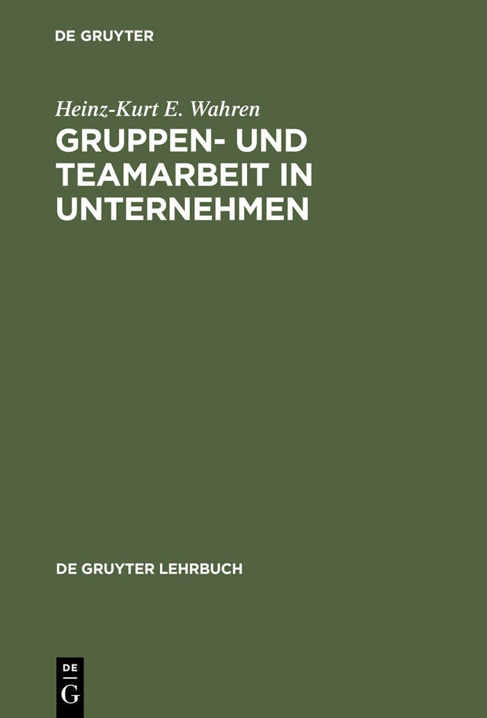 Gruppen- und Teamarbeit in Unternehmen Law
