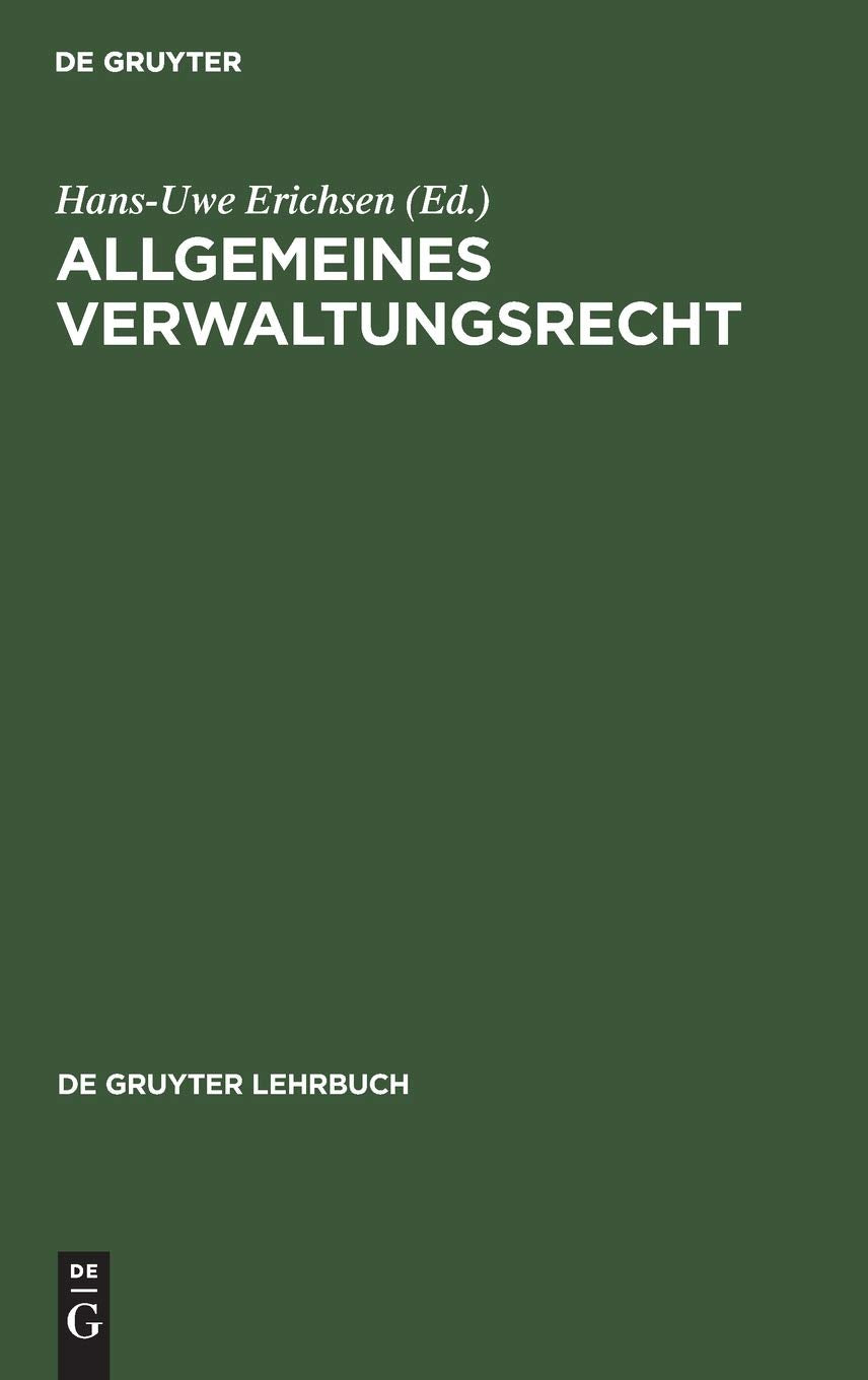 Allgemeines Verwaltungsrecht book