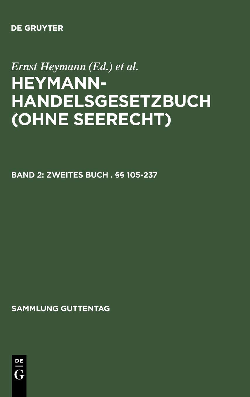 Zweites Buch . §§ 105-237 Law