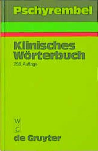 Pschyrembel Klinisches Wörterbuch Medicine