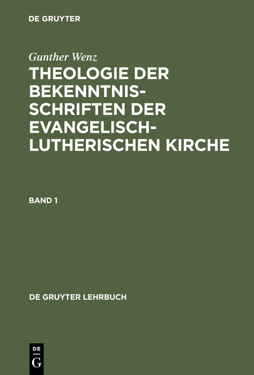 Theologie der Bekenntnisschriften der evangelisch-lutherischen Kirche, 2 Bde. Geb, Bd.1: Eine historische und systematische Einführung in das Konkordienbuch (De Gruyter Lehrbuch, Band 1) Film, Art & Culture