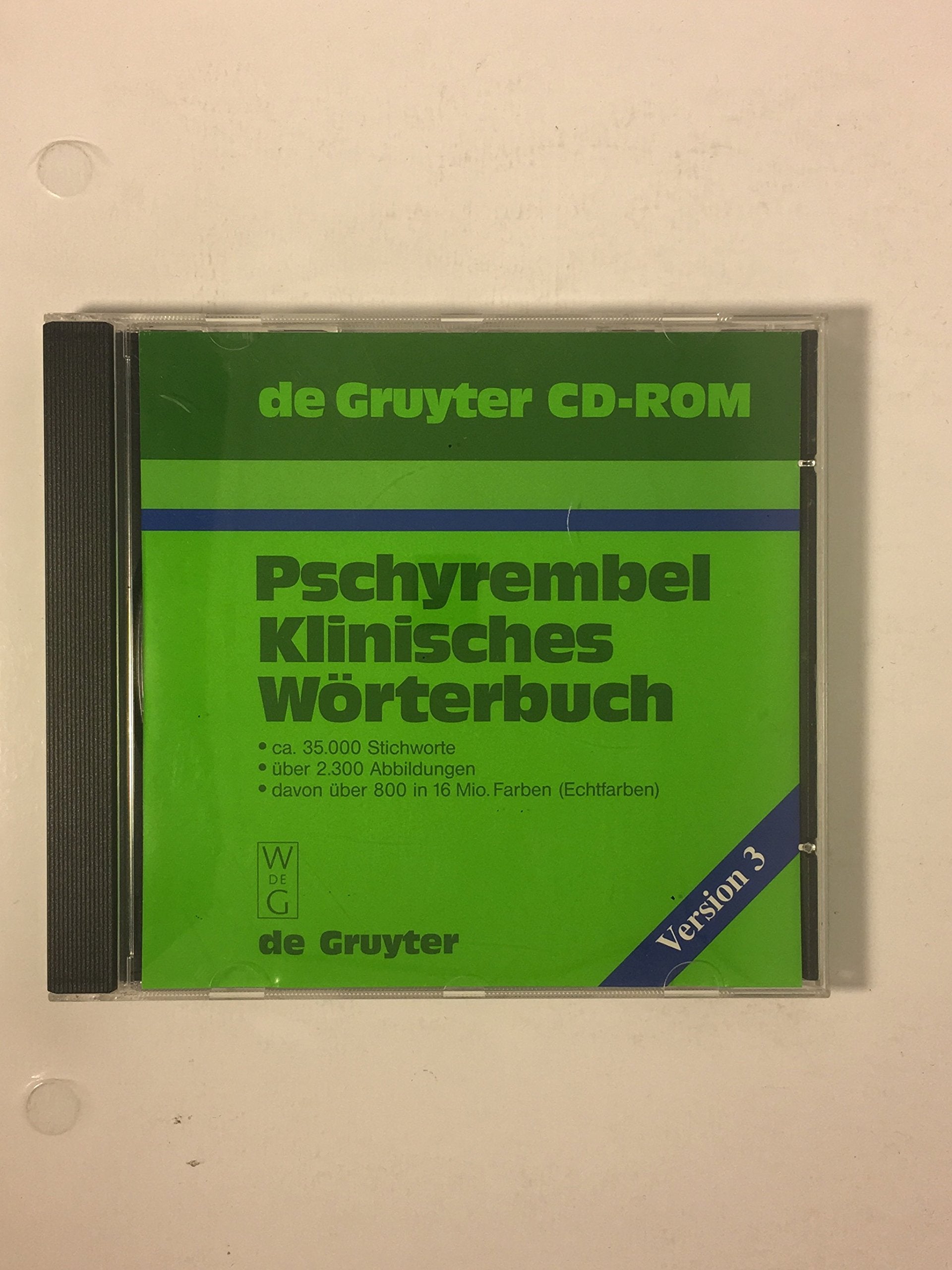 Pschyrembel Klinisches Wörterbuch: Für MS Windows 3.1, 3.11 und '95 Medicine