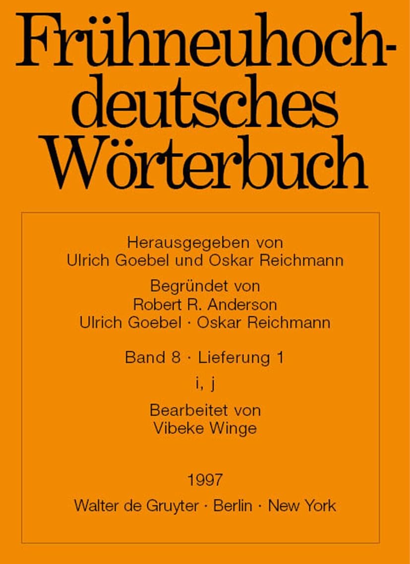 i, j (Frühneuhochdeutsches Wörterbuch) Social Sciences