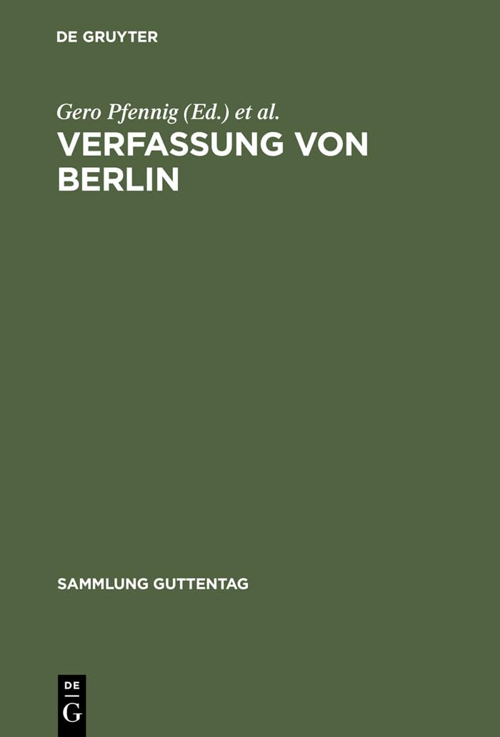 Product Image: Verfassung von Berlin