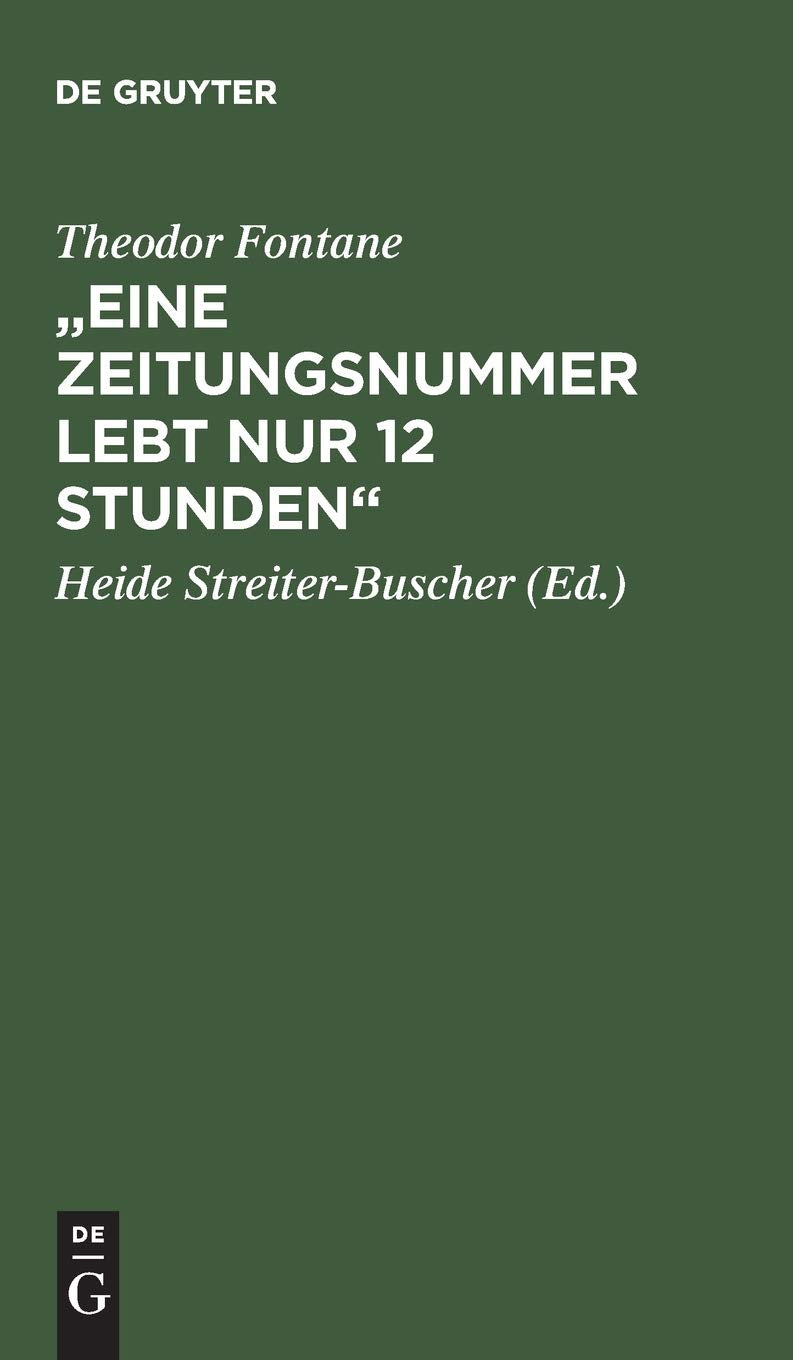 "Eine Zeitungsnummer lebt nur 12 Stunden" Memories
