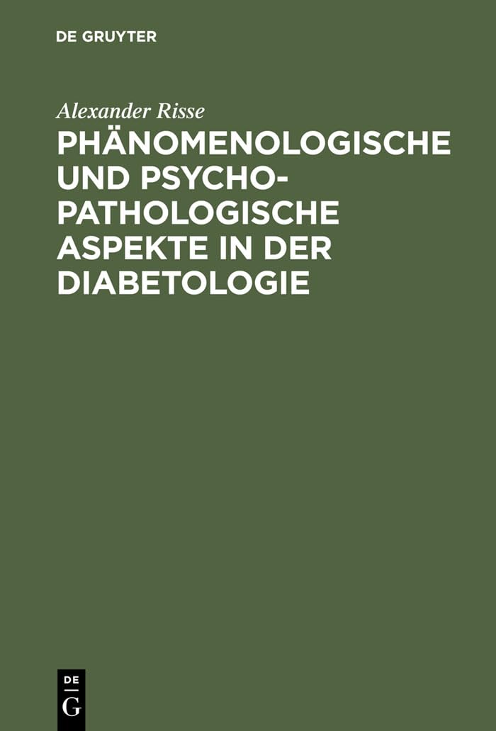Phänomenologische und psychopathologische Aspekte in der Diabetologie Medicine