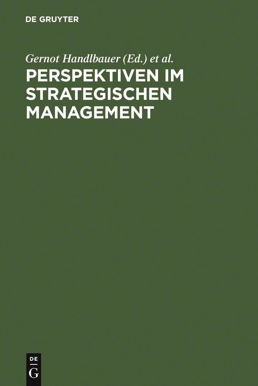 Perspektiven im Strategischen Management Law