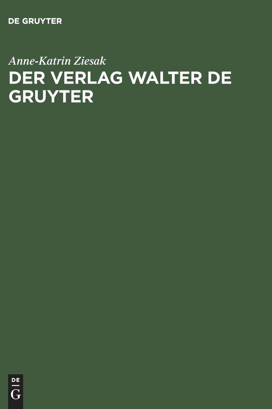 Der Verlag Walter de Gruyter Media & Communication