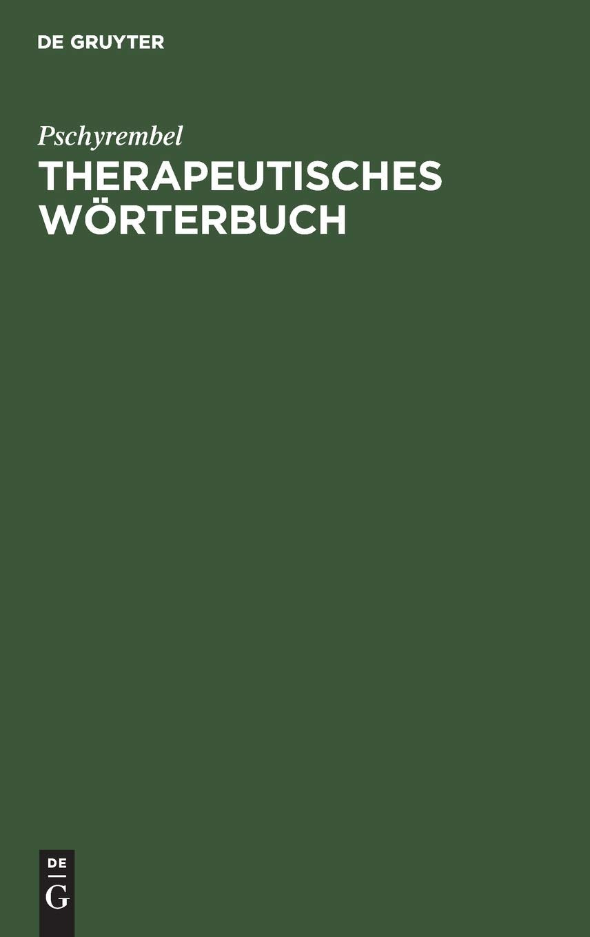 Product Image: Therapeutisches Wörterbuch