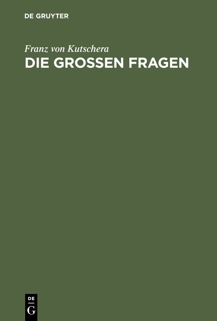 Die großen Fragen Philosophy