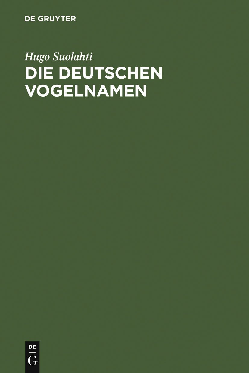 Die deutschen Vogelnamen Social Sciences