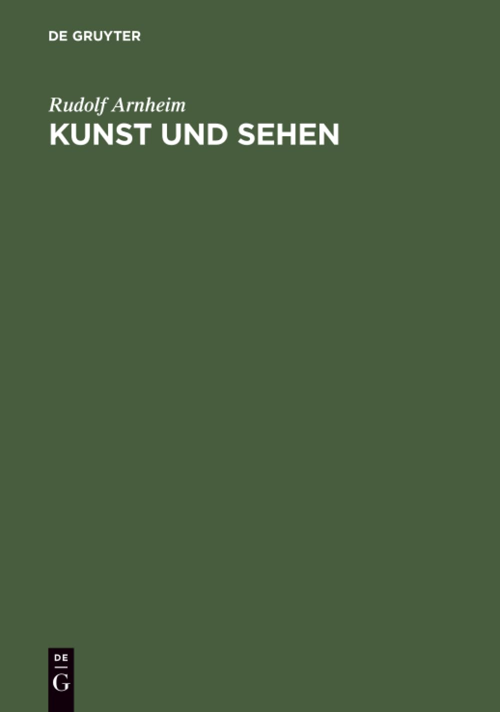 Kunst und Sehen Philosophy Books
