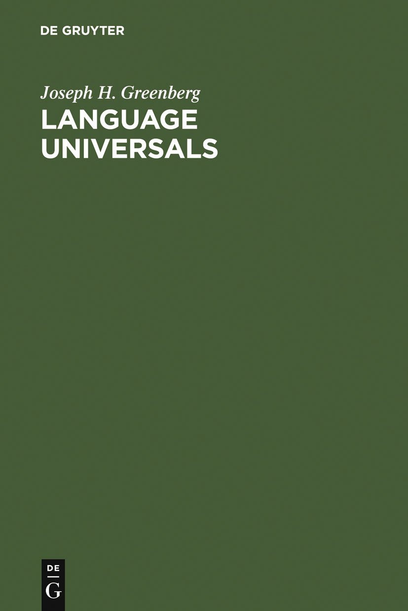 Product Image: Language Universals