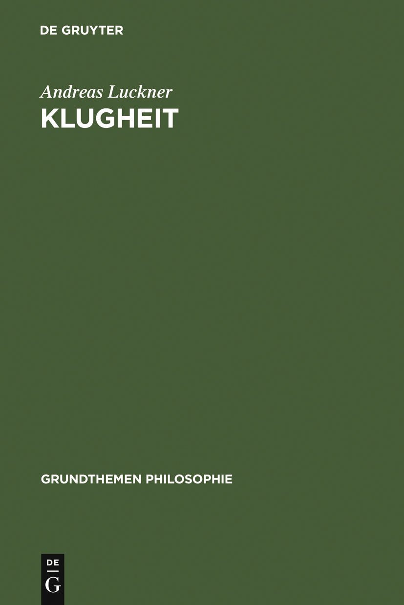 Klugheit (Grundthemen Philosophie) Law