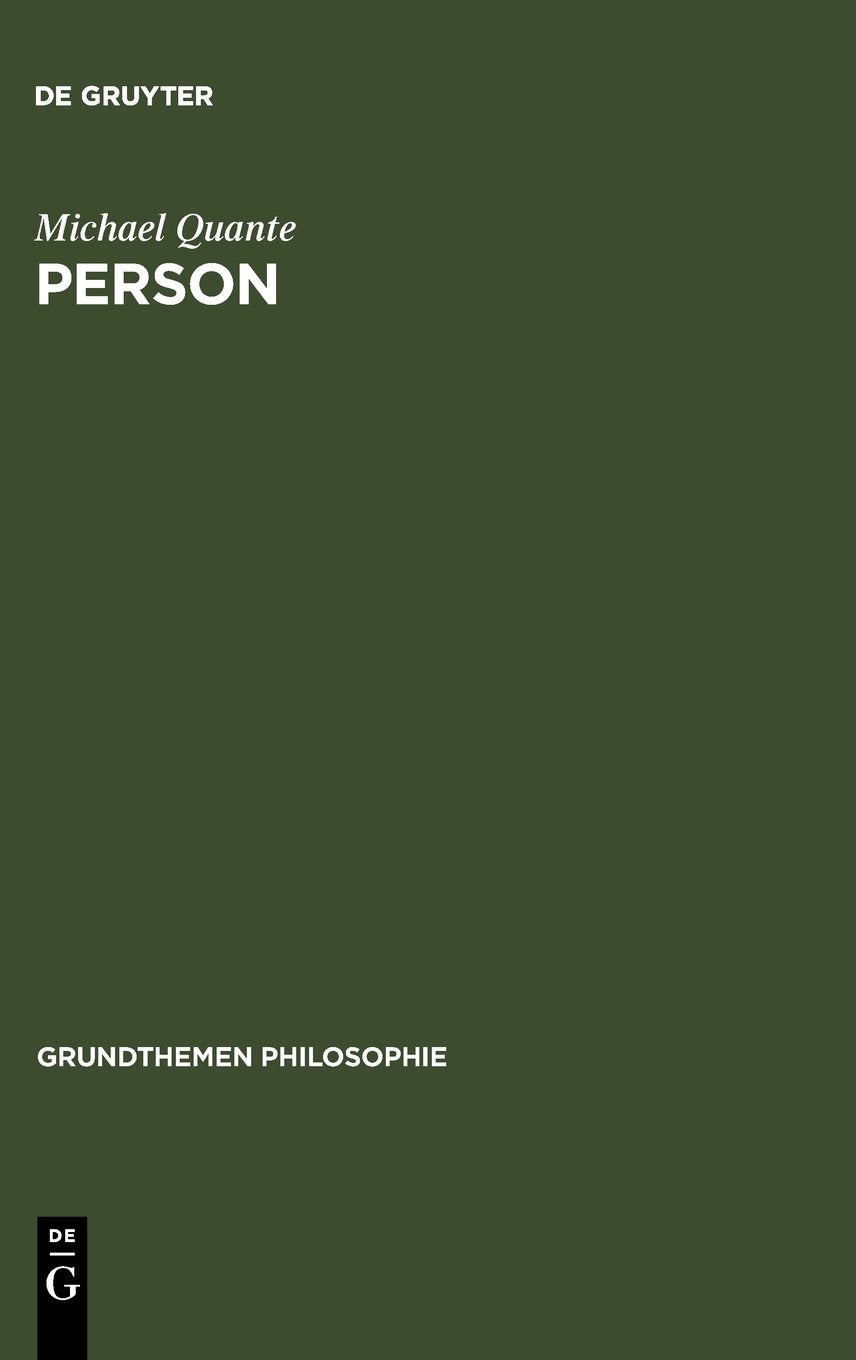 Person (Grundthemen Philosophie) Philosophy