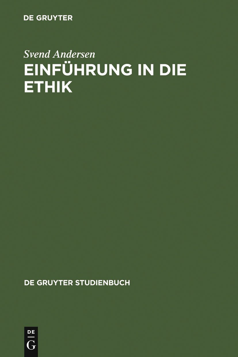 Einführung in die Ethik Philosophy
