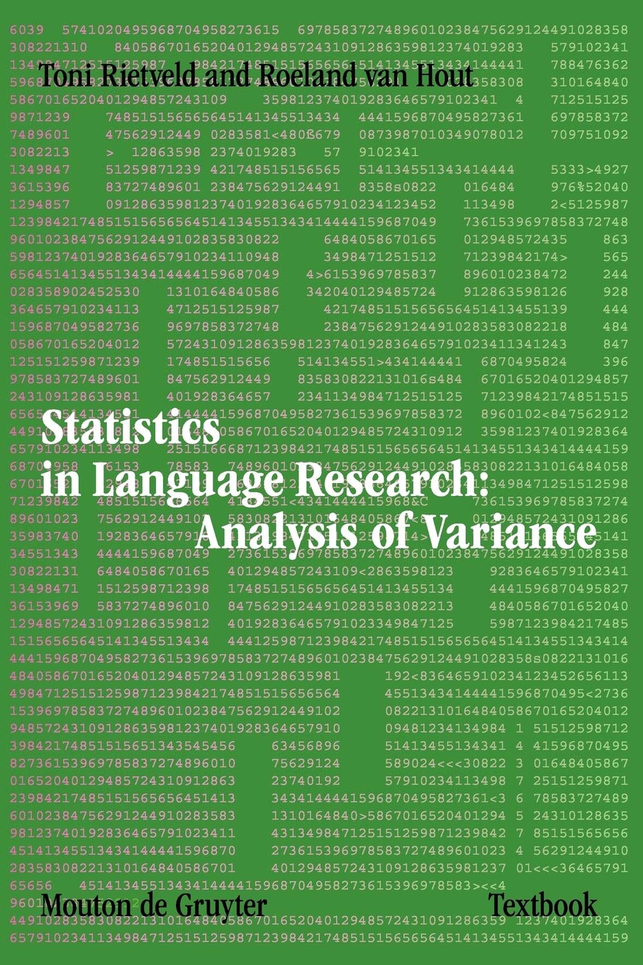 Statistics in Language Research: Analysis of Variance Social Sciences
