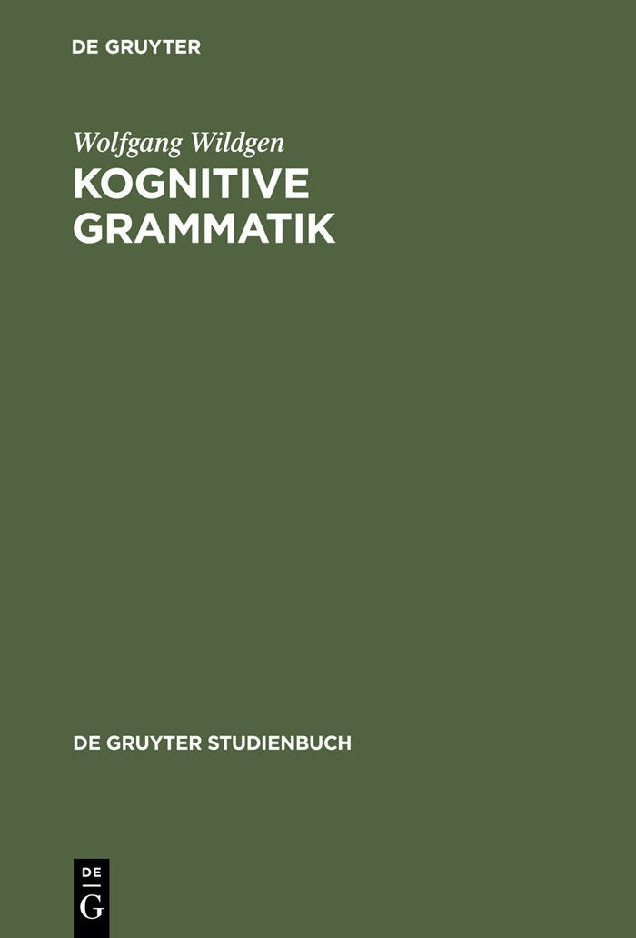 Product Image: Kognitive Grammatik