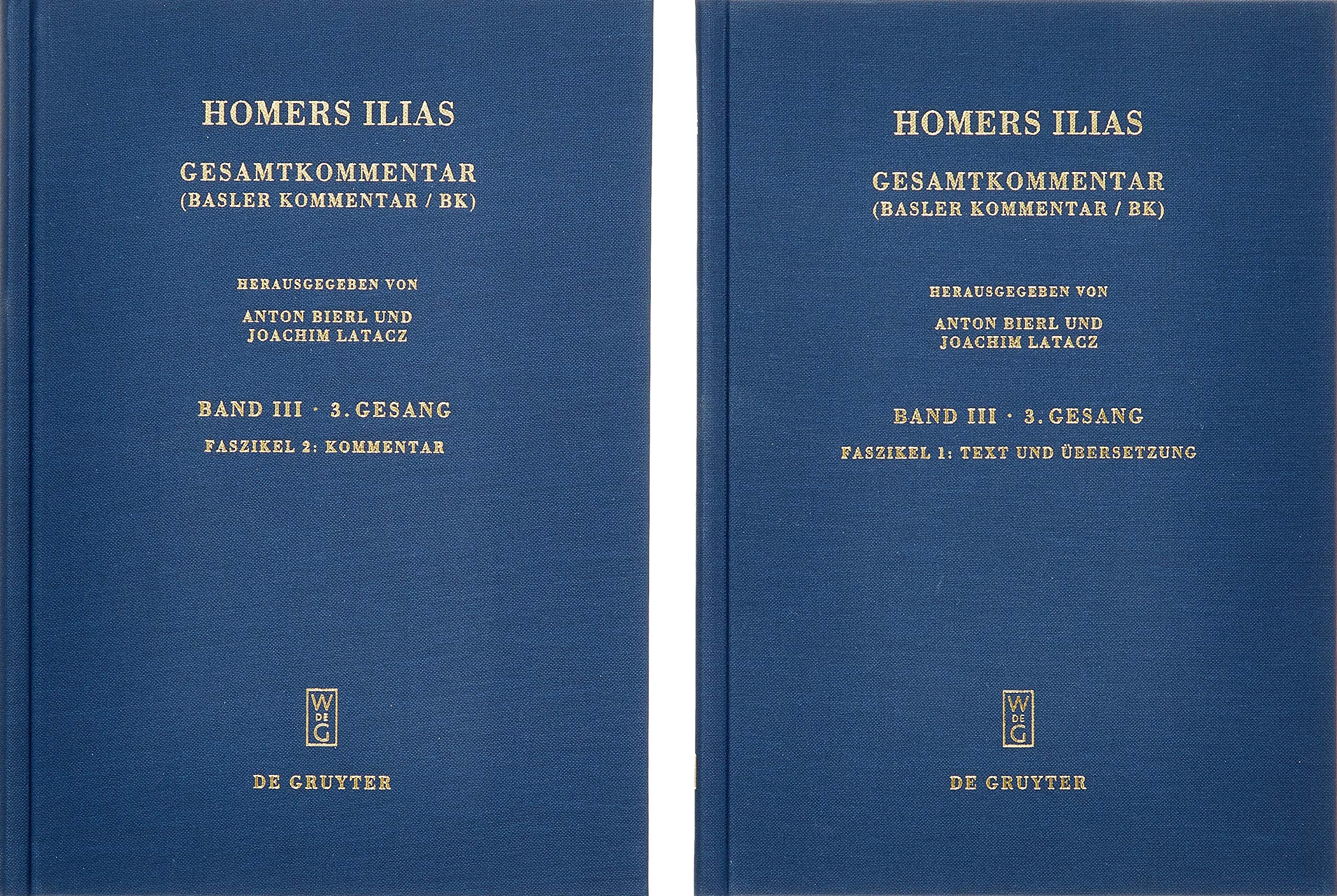 Faszikel 1: Text und Übersetzung. Faszikel 2: Kommentar (Sammlung wissenschaftlicher Commentare (SWC)) Poetry