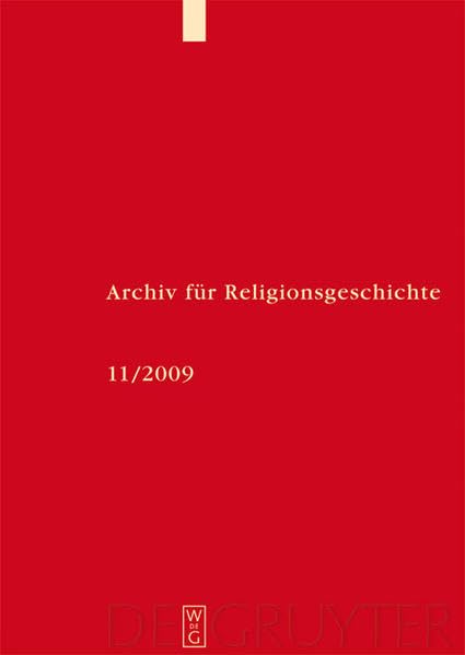 Archiv für Religionsgeschichte / 2009 Contemporary literature