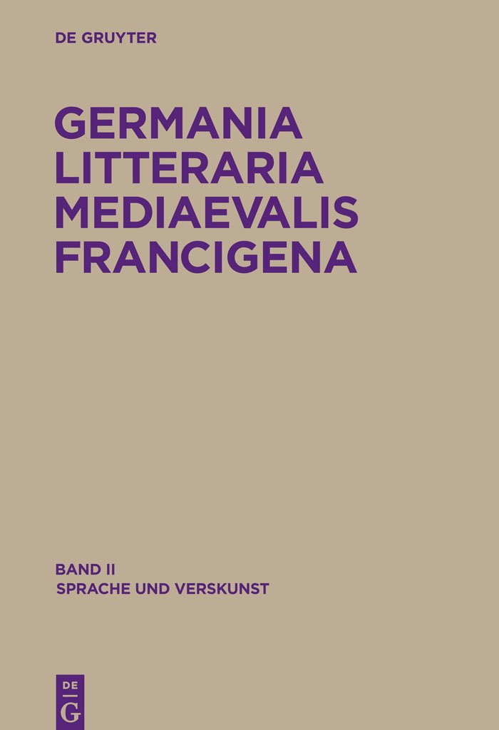 Sprache Und Verskunst book