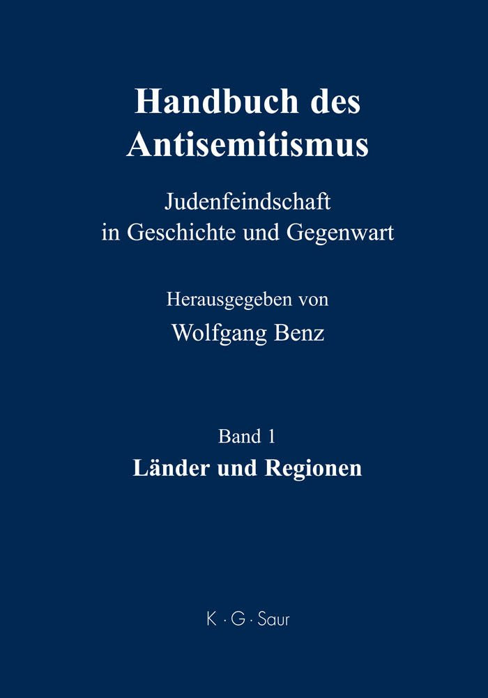 Länder und Regionen (Handbuch des Antisemitismus) General education