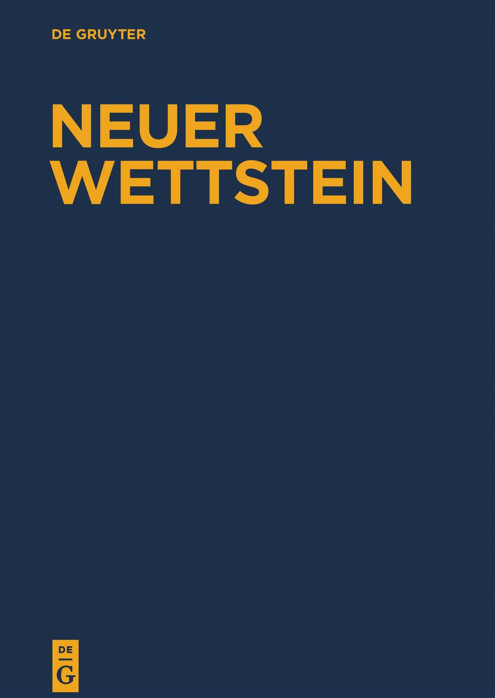 Texte zum Matthäusevangelium: Matthäus 11–28 (Neuer Wettstein) Religion & Esotericism