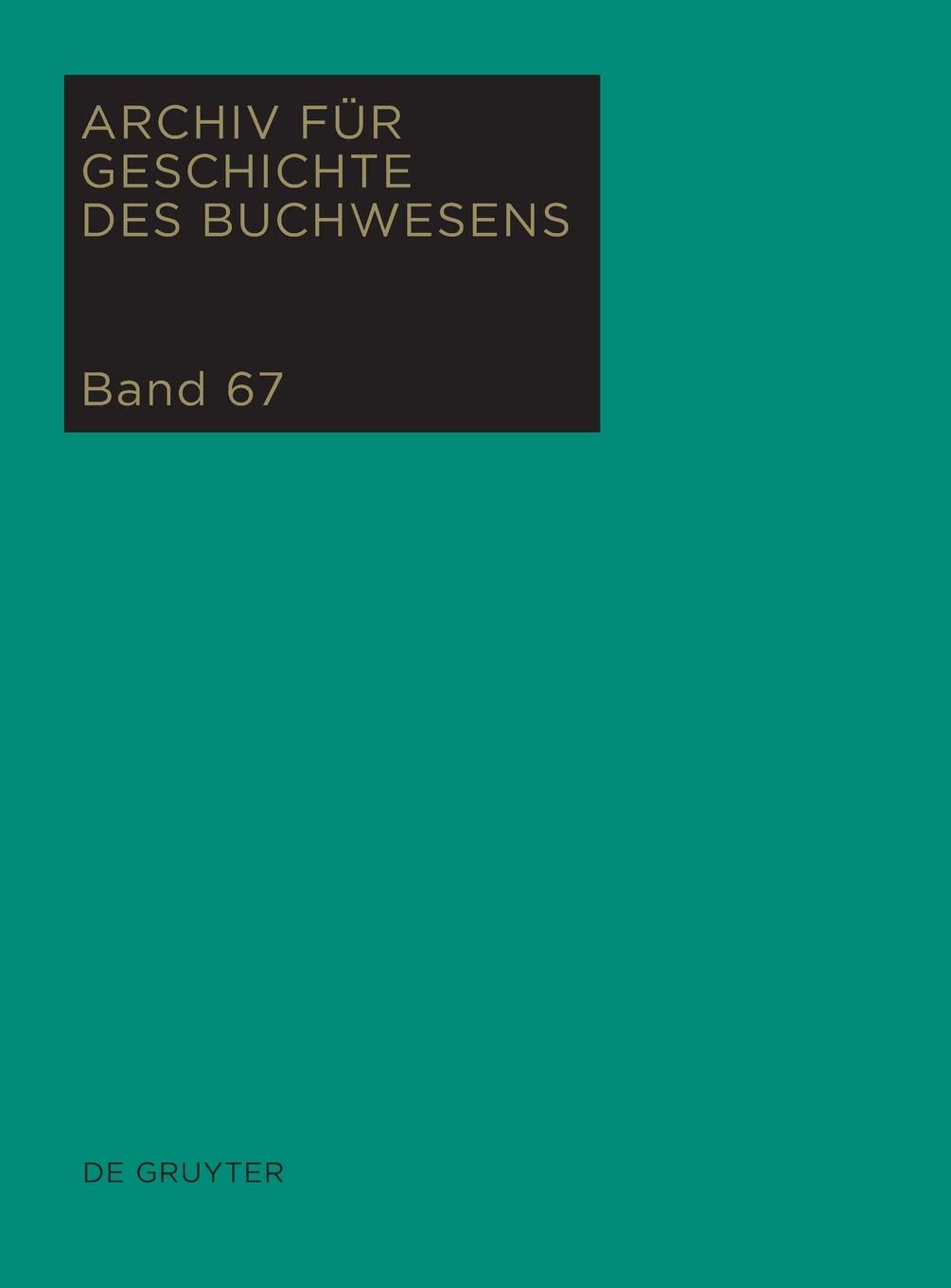 2012 (Archiv für Geschichte des Buchwesens) Law