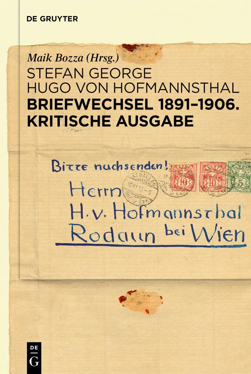Briefwechsel 1891-1906. Kritische Ausgabe Contemporary literature
