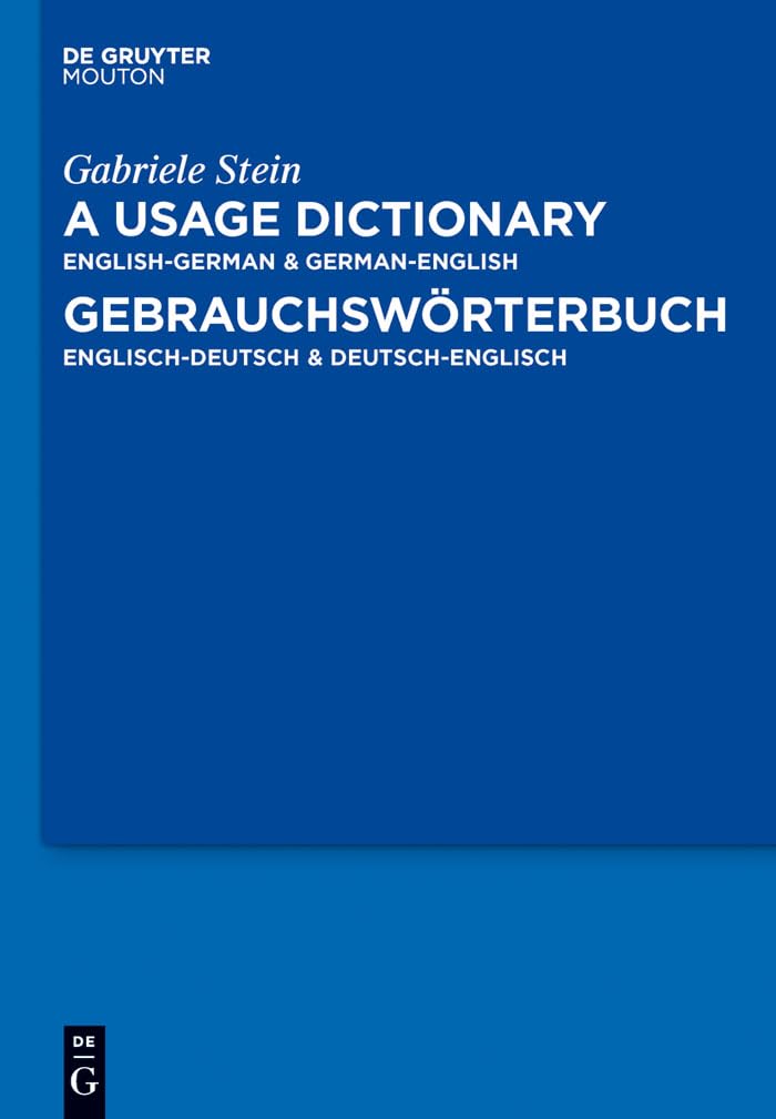 A Usage Dictionary English-German / German-English - Gebrauchswörterbuch Englisch-Deutsch / Deutsch-Englisch Social Sciences